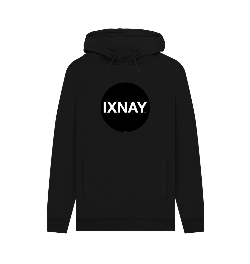 Black Printed Hoody