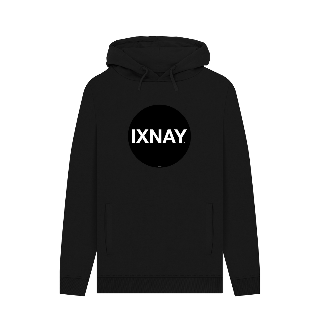 Black Printed Hoody