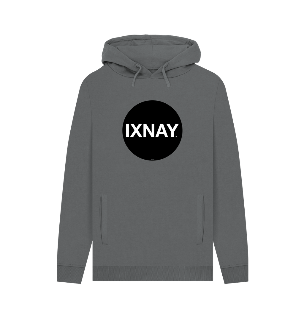 Slate Grey Printed Hoody